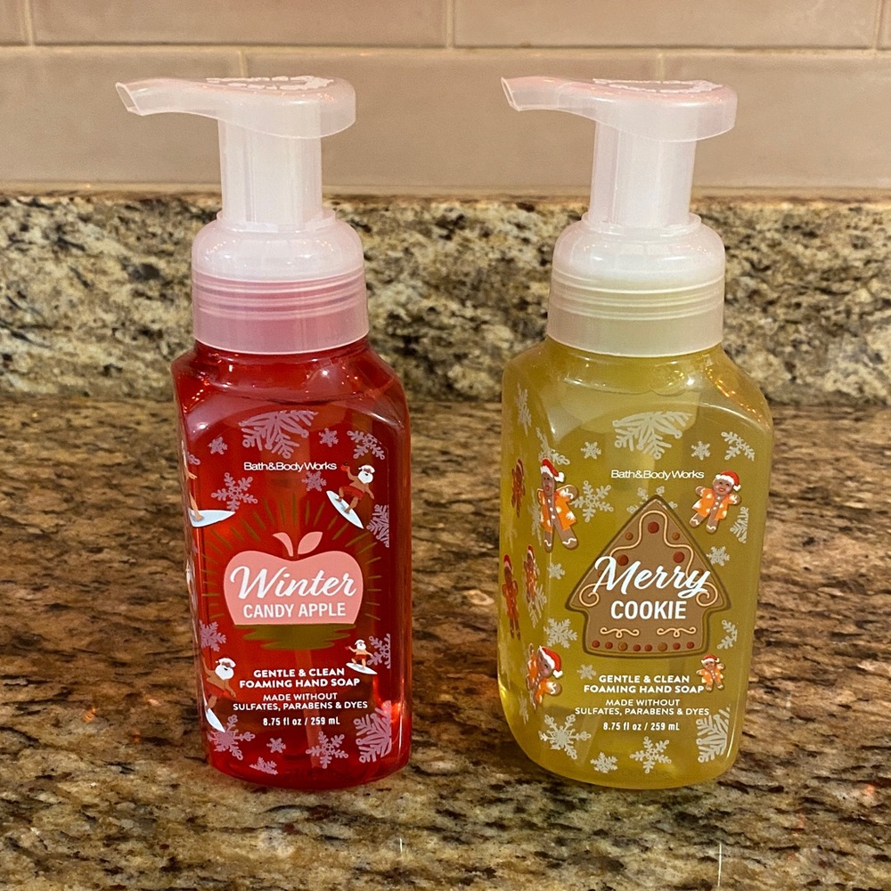 B&BW Foaming Hand Soap Duo Winter Candy Apple & Merry Cookie